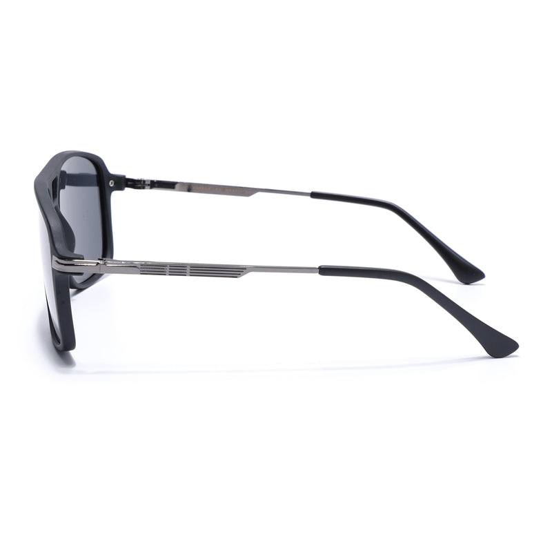 Wayfarer Polarized Sunglasses (Black Lens | Matt Black Frame - PMG5540)