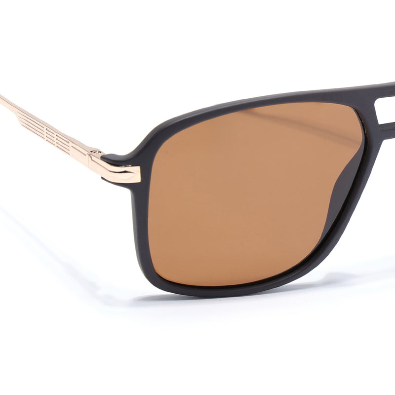 Wayfarer Polarized Sunglasses (Brown Lens | Dark Brown Frame - PMG5541)