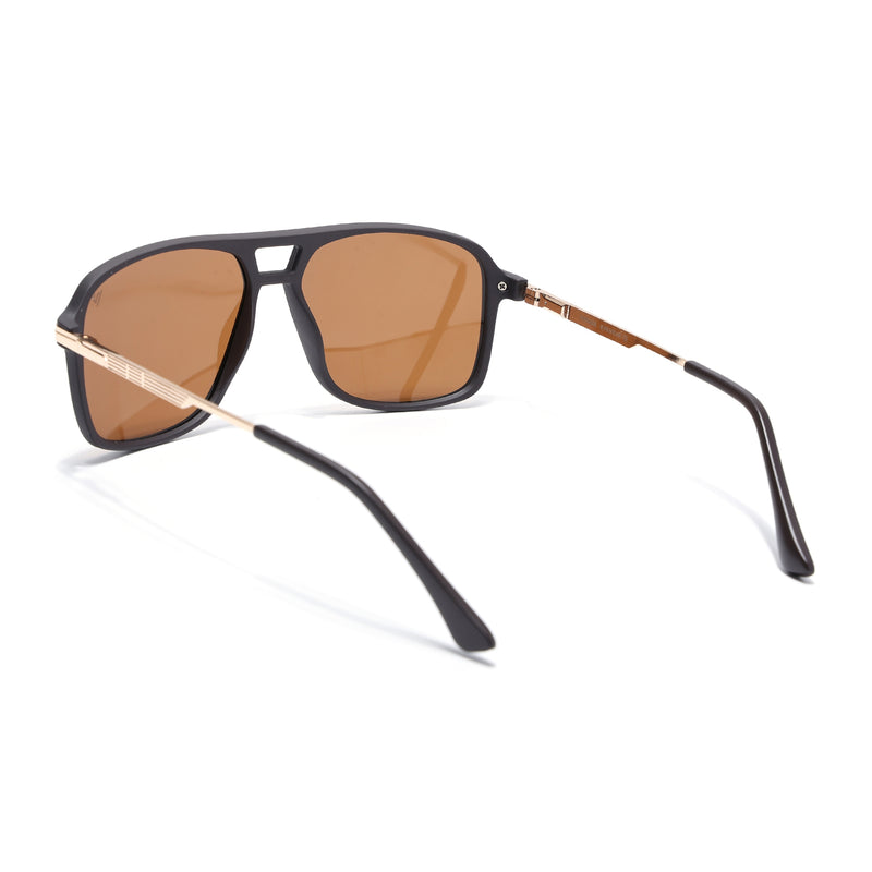 Wayfarer Polarized Sunglasses (Brown Lens | Dark Brown Frame - PMG5541)