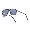 Wayfarer Polarized Sunglasses (Black Lens | Navy Blue Frame - PMG5542)