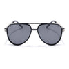 Aviator Polarized Sunglasses (Black Lens | Black Frame - PMG5534)