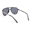 Aviator Polarized Sunglasses (Black Lens | Black Frame - PMG5534)