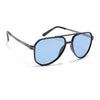 Aviator Polarized Sunglasses (Grey Lens | Black Frame - PMG5535)
