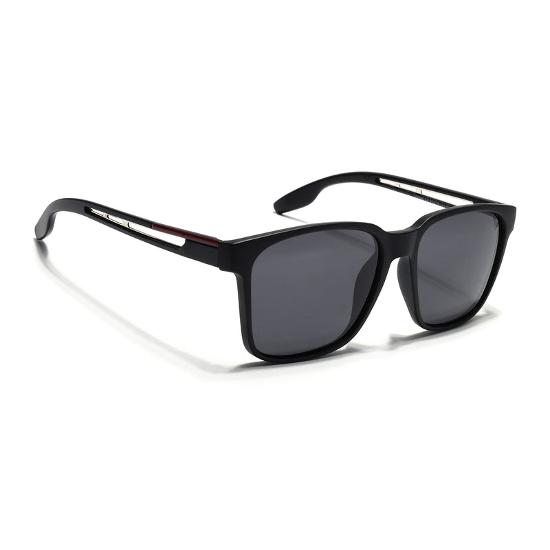 Matt Black Polarized Wayfarer Sunglasses - PMG4489