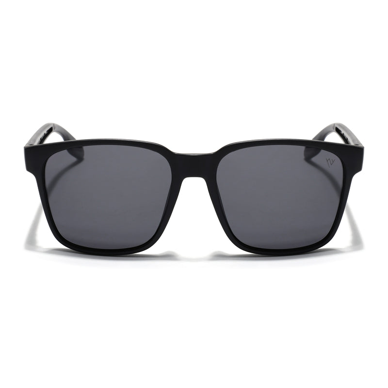 Matt Black Polarized Wayfarer Sunglasses - PMG4489