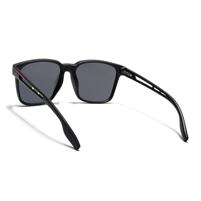 Matt Black Polarized Wayfarer Sunglasses - PMG4489
