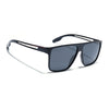 Shine Black Polarized Wayfarer Sunglasses - PMG4307