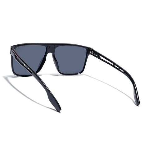 Shine Black Polarized Wayfarer Sunglasses - PMG4307