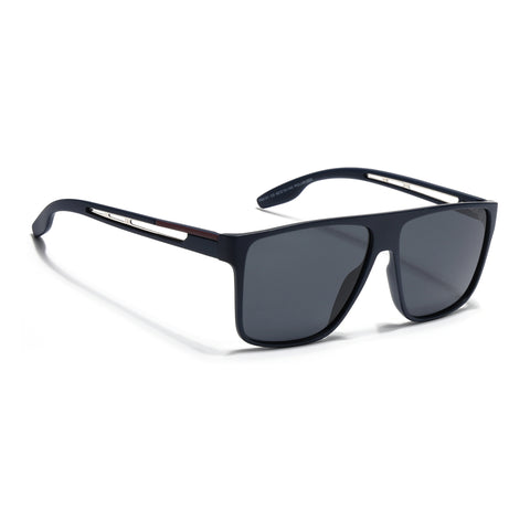 Navy Blue Polarized Wayfarer Sunglasses - PMG4308