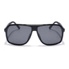 Wayfarer Polarized Sunglasses (Black Lens | Shine Black Frame - PMG5529)