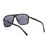 Wayfarer Polarized Sunglasses (Black Lens | Shine Black Frame - PMG5529)