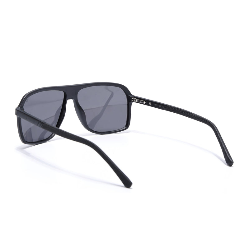 Wayfarer Polarized Sunglasses (Black Lens | Matt Black Frame - PMG5530)