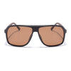Wayfarer Polarized Sunglasses (Brown Lens | Dark Brown Frame - PMG5532)