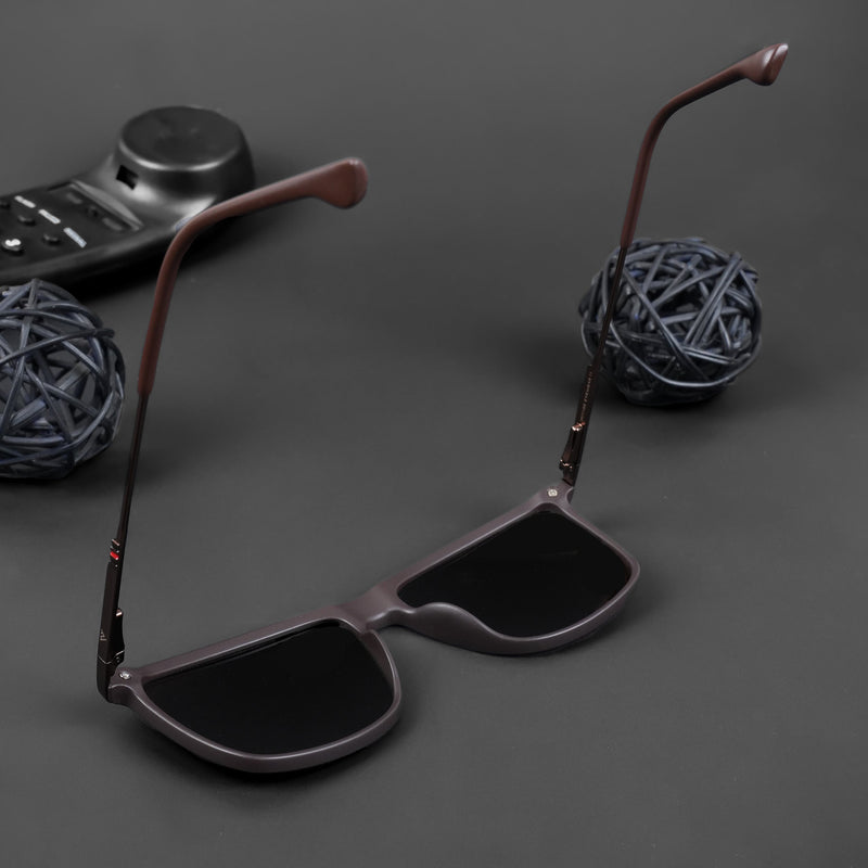 Uptown | Wayfarer Polarized Sunglasses (Brown Lens | Brown Frame - PMG5039)