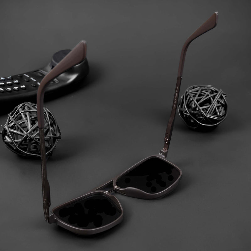 Nexus | Wayfarer Polarized Sunglasses (Brown Lens | Brown Frame - PMG5055)