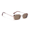 MAJOR | Rose Gold Hexagonal Polarized Sunglasses | Brown Lens - PMG8697