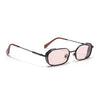 MAJOR | Brown Hexagonal Polarized Sunglasses | Smoke Rose Lens - PMG8698