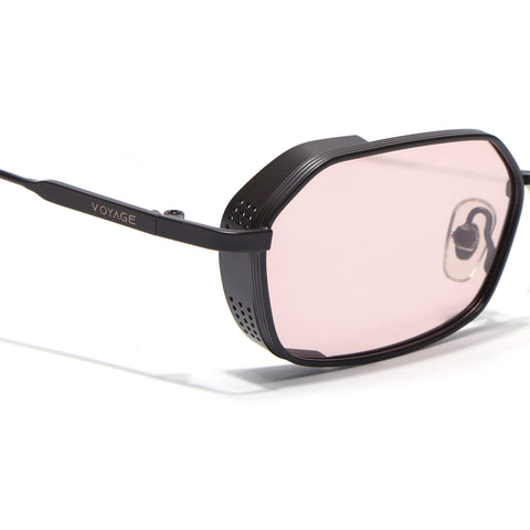 MAJOR | Brown Hexagonal Polarized Sunglasses | Smoke Rose Lens - PMG8698