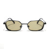 Arrax | Black Hexagonal Polarized Sunglasses | Olive Lens - PMG9121