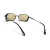Arrax | Black Hexagonal Polarized Sunglasses | Olive Lens - PMG9121