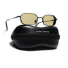 Arrax | Black Hexagonal Polarized Sunglasses | Olive Lens - PMG9121