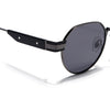 Kento | Black Round Polarized Sunglasses | Grey Frame - MG7835
