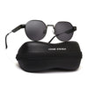 Kento | Black Round Polarized Sunglasses | Grey Frame - MG7835