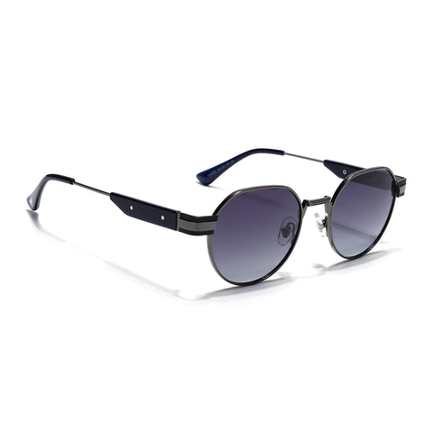 Kento | Grey Round Sunglasses | Grey Frame - MG7836