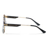 Kento | Blue Round Polarized Sunglasses | Golden Frame - MG7838