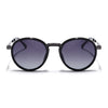 Blanc | Black Round Sunglasses | Black Lens - MG7831