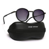Blanc | Black Round Sunglasses | Black Lens - MG7831