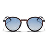 Blanc | Brown Round Polarized Sunglasses | Blue Lens - MG7833