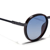 Blanc | Brown Round Polarized Sunglasses | Blue Lens - MG7833