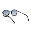 Blanc | Brown Round Polarized Sunglasses | Blue Lens - MG7833