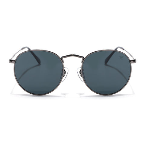Malana | Black Round Sunglasses | Grey Frame - MG7559