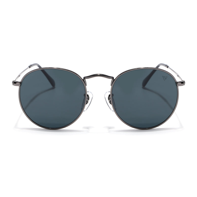 Malana | Black Round Sunglasses | Grey Frame - MG7559
