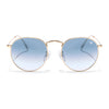 Malana | Grey & Clear Round Sunglasses | Golden Frame - MG7562