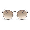 Malana | Brown & Clear Round Sunglasses | Brown Frame - MG7564