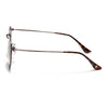 Malana | Brown & Clear Round Sunglasses | Brown Frame - MG7564