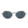 Malana | Black Oval Sunglasses | Grey Frame - MG7547