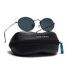 Malana | Black Oval Sunglasses | Grey Frame - MG7547