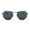 Malana | Black Round Sunglasses | Grey Frame - MG7571