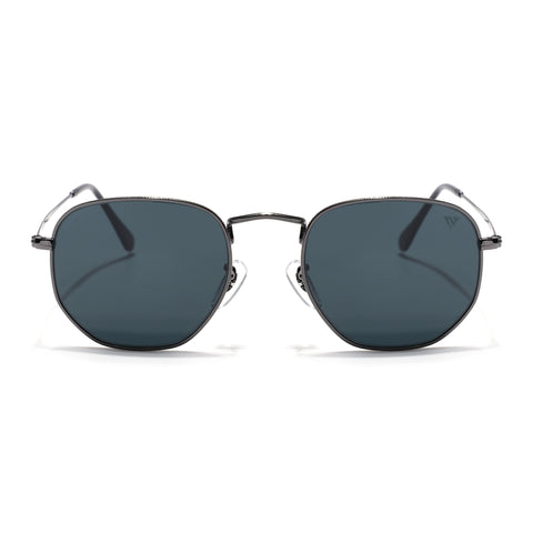 Malana | Black Round Sunglasses | Grey Frame - MG7571