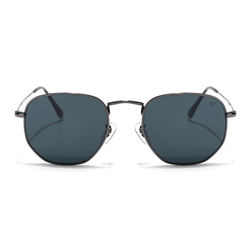 Malana | Black Round Sunglasses | Grey Frame - MG7571