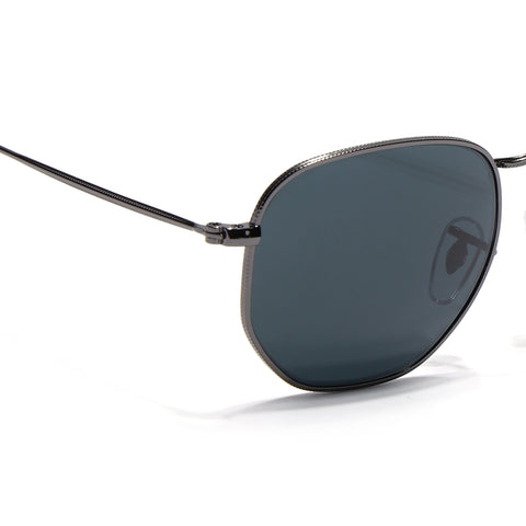 Malana | Black Round Sunglasses | Grey Frame - MG7571