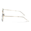 Malana | Grey & Clear Round Sunglasses | Golden Frame - MG7574