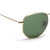Malana | Olive Round Sunglasses | Golden Frame - MG7575