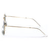 Malana | Olive Round Sunglasses | Golden Frame - MG7575