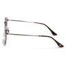 Malana |  Brown & Clear Round Sunglasses | Brown Frame - MG7576