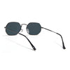 Malana | Black Hexagonal Sunglasses | Grey Frame - MG7565